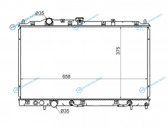 MC0001-CE Радиатор MITSUBISHI COLTLANCERMIRAGE 95-00