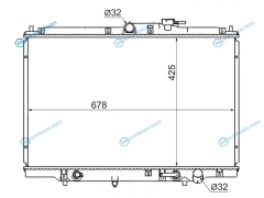 HD0007 Радиатор HONDA ODYSSEYSHUTTLE 95-99