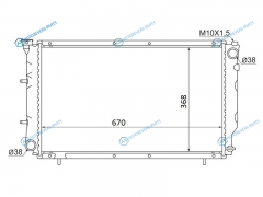 SB0003-BC Радиатор SUBARU LEGACY 1.82.0 89-932.5 93-97