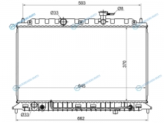 KI0004-05 Радиатор KIA RIO II 1.41.6 2005-