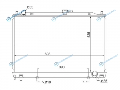 MC0006-4M41 Радиатор MITSUBISHI PAJERO 4M41 99-