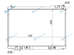 NS0009-FX45 Радиатор INFINITI FX45 03-