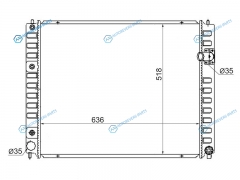 NS0009-FX50 Радиатор INFINITI FX50FX35EX35 08-