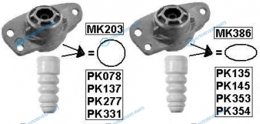 PK078 Комплект пылезащитный