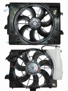 ST-HNS1-201-0 Диффузор радиатора в сборе HYUNDAI SOLARIS  KIA RIO III 10-