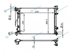 KI0007-16 Радиатор KIA OPTIMA 15-