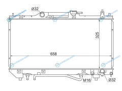 TY0002-ST220 Радиатор TOYOTA AVENSIS 3S 2.0 97-01