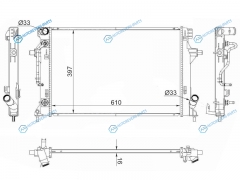 HY0012-1 Радиатор HYUNDAI ELANTRA 16-