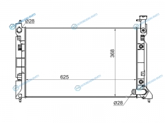 MC0001-Z2 Радиатор MITSUBISHI COLT 4G154G19 Z258A 02-
