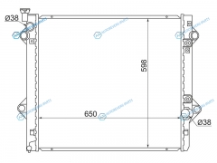 TY0009-120-4.7 Радиатор LEXUS GX470 2UZ 02-07TOYOTA LAND CRUISER PRADOSURF 1KD 02-03