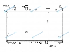 HD00014 Радиатор HONDA FIT ARIA 4D 1.51.8 02- CITY 04-