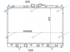 MC00012-2R Радиатор MITSUBISHI PAJERO IOPININ 1.8-2.0 98-07