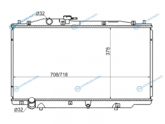 HD0005-UC Радиатор HONDA INSPIRE 03-07ACCORD (сингап.) J30AACURA TL 2.53.2 03-07