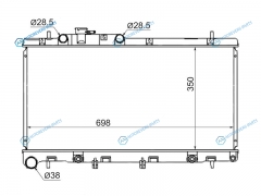 SB0005-3.0 Радиатор SUBARU LEGACYLANCASTER EZ30 99-03