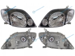 ST-212-11B5PXLD2 Фара TOYOTA COROLLA 00-02 LH+RH комплект черные (Евросвет)