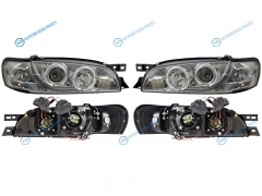 PF-SN-220-1165-CR Фара SUBARU IMPREZA 92-00 цельная хром диодный тюнинг комплект R+L