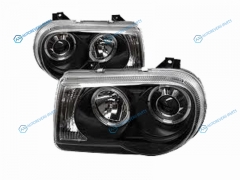 PF-SN-333-1176-AS2 Фара CHRYSLER 300C 04-11 черн. диоды тюнинг комплект R+L