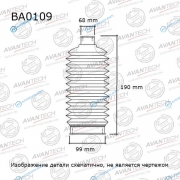 BA0109 Пыльник амортизатора Avantech