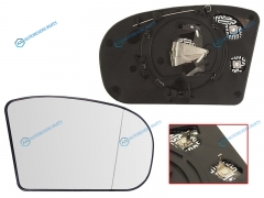 ST-121-0036 Полотно зеркала MERCEDES W203 00-07W211 02-06 RH асферическое с обогревом