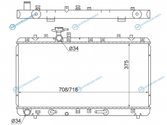 SK0009 Радиатор SUZUKI SX4 06-