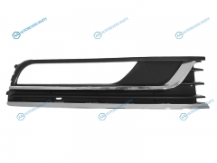 ST-30-0002 Решетка в бампер VW PASSAT B7 10-14 RH 2 хром полосы под ПТФ