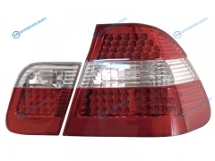 ST-444-1911CR Фонарь задний+вставка BMW E46 01-05 4D хрусталь. диод.