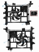ST-RND1-201-A0 Диффузор радиатора RENAULT DUSTER 10- без AC