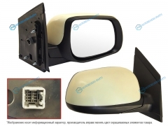 ST-KAP1-940-1 Зеркало KIA PICANTO 11- RH 3 контакта