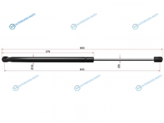 ST-A2049802164 Амортизатор капота MERCEDES C-CLASS W204 06-14