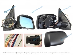 ST-BMX5-940-1 Зеркало BMW X5 00-06 RH регул-ка. обогрев. складное. память. 12конт