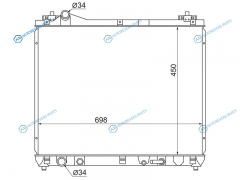 SK0006-J20A-2R Радиатор SUZUKI ESCUDOGRAND VITARACHEVROLET TRACKER 2.02.4 05-