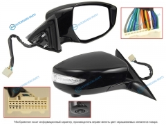 ST-DTW8-940-B1 Зеркало NISSAN TEANA 14- RH складное.поворот.обогрев.камера.память 16конт