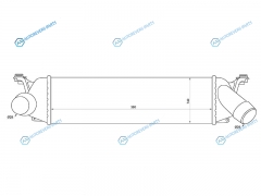 ST-211-0005 Интеркулер HYUNDAI H-1 14-