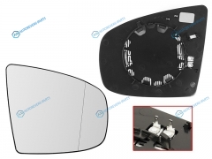 ST-121-0040 Полотно зеркала BMW X5 E70 06-12 X6 07-14 RH асферическое с обогревом