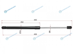 ST-96624422 Амортизатор капота CHEVROLET CAPTIVA 06-