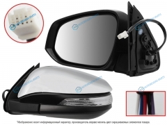 ST-TY98-940-2 Зеркало TOYOTA HILUX REVO 15- LH регулировка. складывание. поворот. 7 контактов Хром