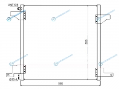ST-MB05-394-A0 Радиатор кондиционера MERCEDES M-CLASS W163 2.33.24.3 98-04