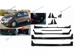 PF-TYA2-521S-A0 Обвес TOYOTA YARISVITZ 09-11 переднийзадний спойлерпороги