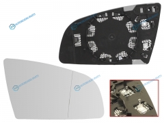 ST-121-0028 Полотно зеркала AUDI A3 03-08A4 00-08A6 04-08 RH асферическое с обогревом