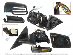 ST-MD47-940-A2 Зеркало MERCEDES W221 09-13 LH складное. обогрев. поворот. память. подсветка (пр-во Тайвань)