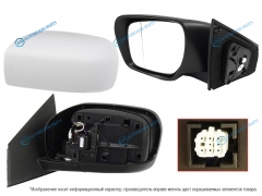 ST-MZ61-940-2 Зеркало MAZDA CX-9 07- LH складное. обогрев. 7конт