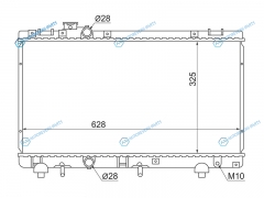 TY0001-EL51-2R Радиатор TOYOTA TERCELCORSACYNOSCOROLLA II 94-97PASEORAUM EXZ1 97-03