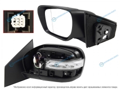 ST-MZ61-940-A2 Зеркало MAZDA CX-9 07- LH складное. обогрев. поворот. 9конт