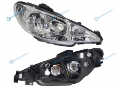 ST-550-1121R-LD-EM Фара PEUGEOT 206 98-03 хрусталь под корректор
