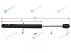 ST-6Y5827550A Амортизатор крышки багажника AUDI A4 94-01TT 98-06SKODA FABIA 99-07VOLKSWAGEN BORA 98-05PASSAT96