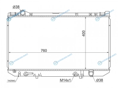 TY0007-F10-2R Радиатор LEXUS LS400CELSIOR UCF10 90-94