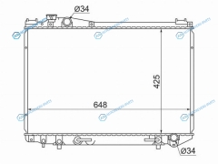 TY0006-140-2R Радиатор TOYOTA CROWN 91-95 2.0-3.0