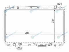 TY0003-MCX20-2R Радиатор TOYOTA AVALONPRONARD 1MZ-FE 00-05
