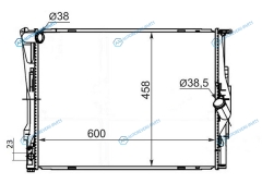 BW0001-05 Радиатор BMW E90 1.61.82.02.32.52.83.0 05-1-SERIES E87 1.62.02.83.03.5 04-X1 E84 2.52.8