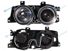 ST-444-1114BL Фара BMW E34 88-95E32 87-94 черная. линза
